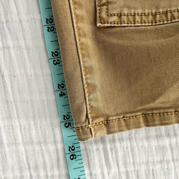 Veronica Beard- Arya Straight Leg Crop High Rise Khaki Pants - 24 - Picture 8 of 8